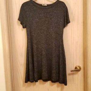 Charcoal grey loose dress